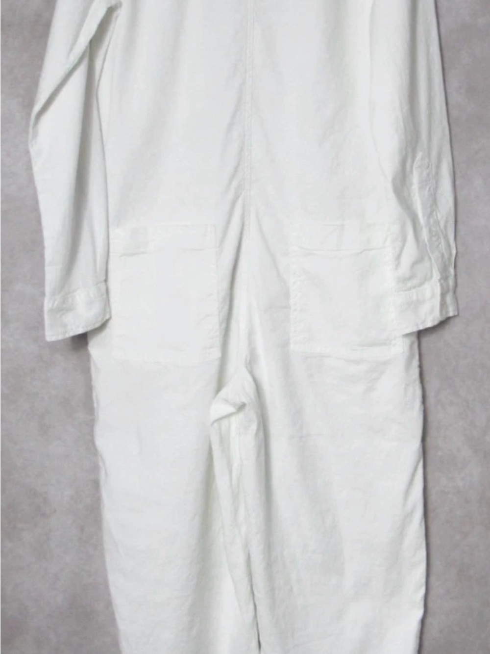Frank & Eileen White Cotton Northern Ireland Jumpsuit Size Large - Picture 4 of 6